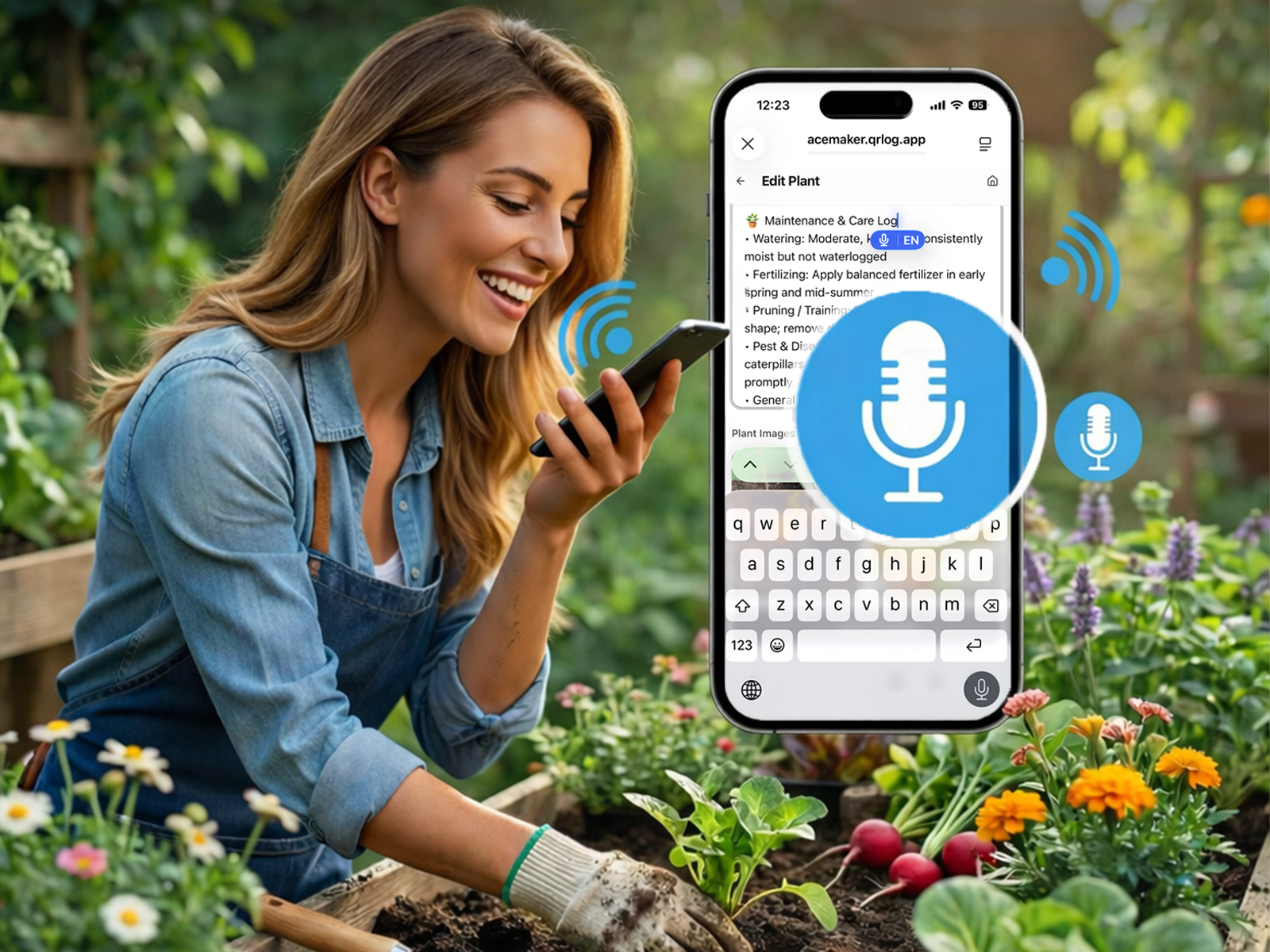 Voice input demonstration